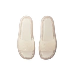TORY BURCH BUBBLE JELLY SLIDES SIZE 9 worn once for an hour. Brand new!